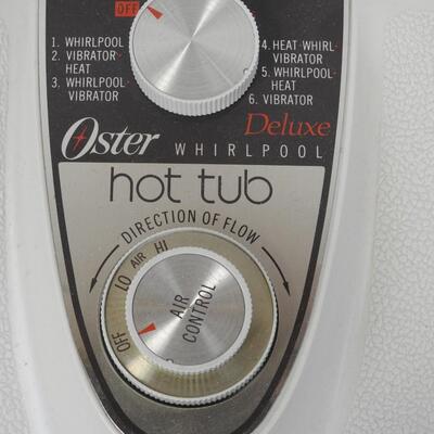 Oster Whirlpool Delux Foot Bath, Hot Tub, Works, Vintage