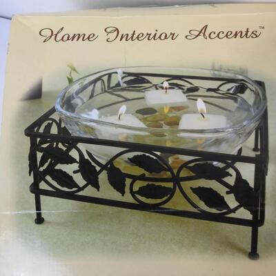9 pc Home Decor: Home Interior Accents Candle Gift Set, Table Photo Holders