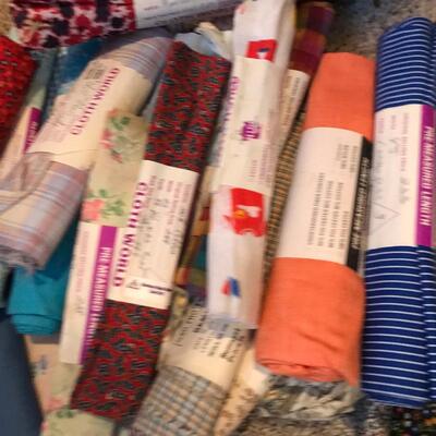 Jackpot lot of Vintage Remnant fabric