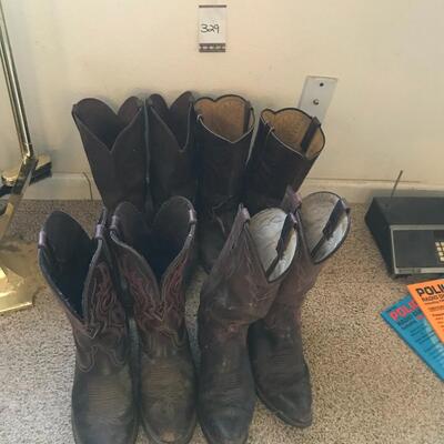 Lot of 4 sets of boots
