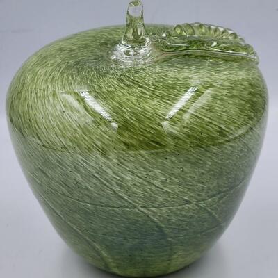 Large Green Apple Decor
