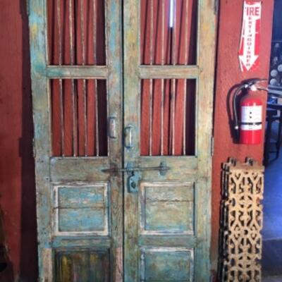 Antique Wood & Iron Door
