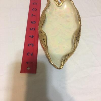 Vintage Hand Decorated Weeping Bright Gold