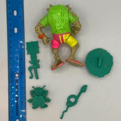 Vintage TMNT Playmate Toys 1990 Napoleon Bonafrog Toad Action Figure