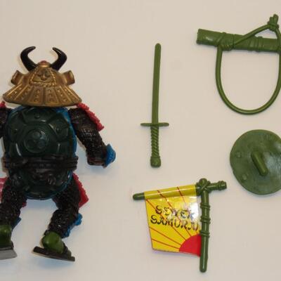 Vintage TMNT Playmate Toys 1990 Sewer Samurai Leonardo Action Figure