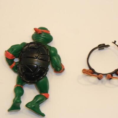 Vintage TMNT Playmate Toys 1988 Michelangelo Action Figure