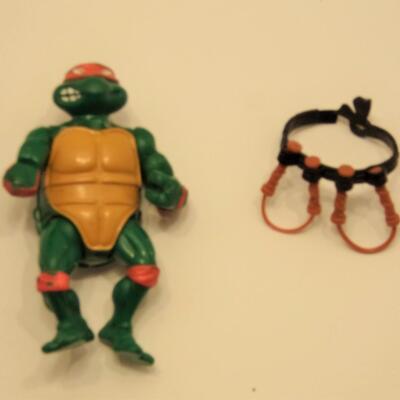 Vintage TMNT Playmate Toys 1988 Michelangelo Action Figure