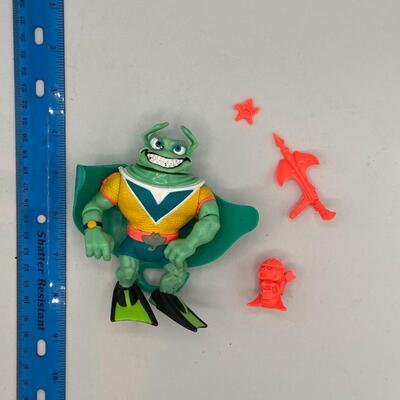 Vintage TMNT Playmate Toys 1990 Ray Fillet Action Figure