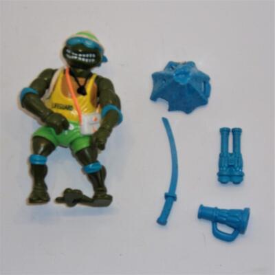 Vintage TMNT Playmate Toys 1992 Lifeguard Leo Action Figure