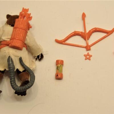 Vintage TMNT Playmate Toys 1992 Movie Star (Flocked) Master Splinter Action Figure