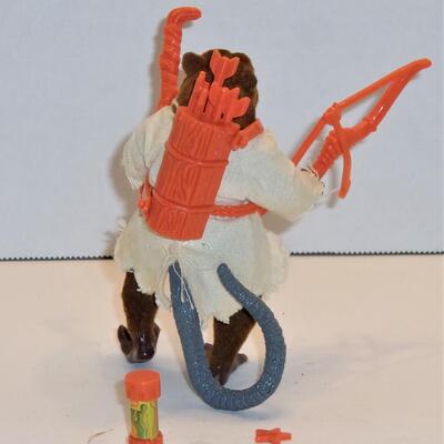 Vintage TMNT Playmate Toys 1992 Movie Star (Flocked) Master Splinter Action Figure