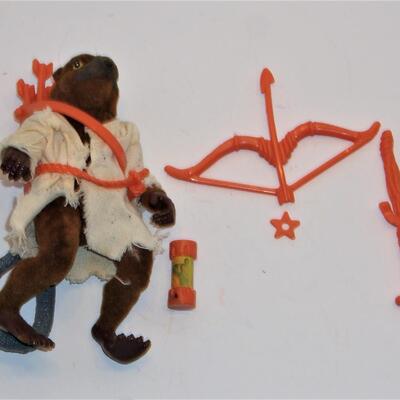 Vintage TMNT Playmate Toys 1992 Movie Star (Flocked) Master Splinter Action Figure