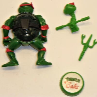 Vintage TMNT 1991 Head Droppin Raphael Action Figure