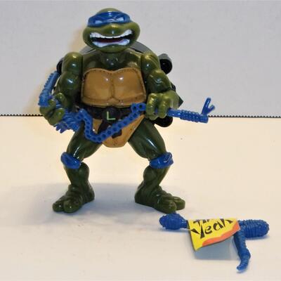 Vintage TMNT Playmate Toys Talking Leonardo Action Figure