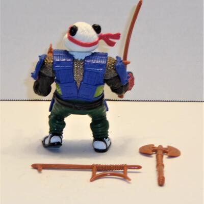 Vintage TMNT 1990 Panda Khan Action Figure