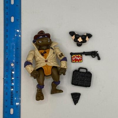 Vintage TMNT Playmate Toys 1990 Undercover Donatello Action Figure