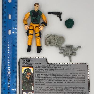 Vintage Hasbro GI Joe 1989 SCOOP Action Figure