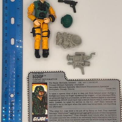 Vintage Hasbro GI Joe 1989 SCOOP Action Figure