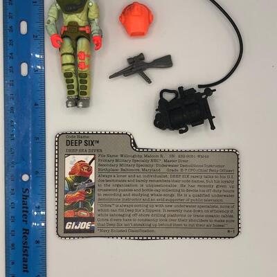 Vintage Hasbro GI Joe ARAH 1989 Deep Six