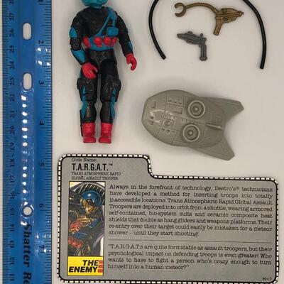 Vintage Hasbro GI Joe 1989 T.A.R.G.A.T  Action Figure