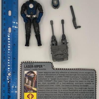 VINTAGE HASBRO GI JOE 1990 LASER VIPER COBRA TROOPER