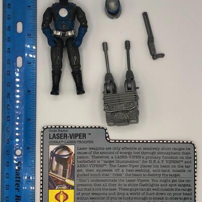 VINTAGE HASBRO GI JOE 1990 LASER VIPER COBRA TROOPER