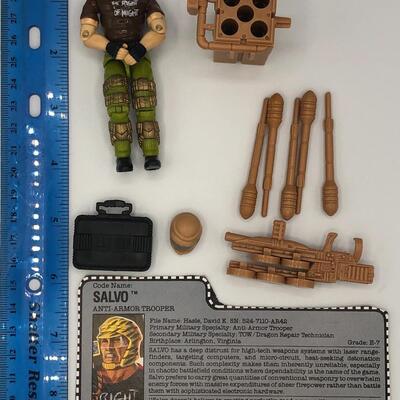 Vintage Hasbro GI JOE SALVO 1990 action figure