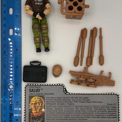 Vintage Hasbro GI JOE SALVO 1990 action figure