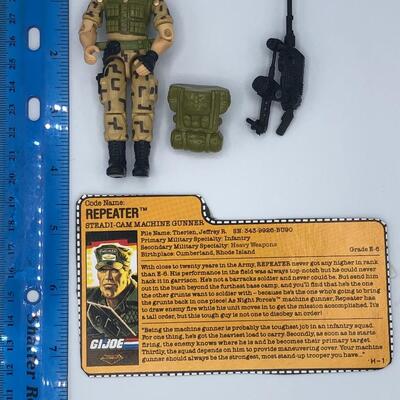 Vintage Hasbro GI Joe 1986 Repeater Action Figure