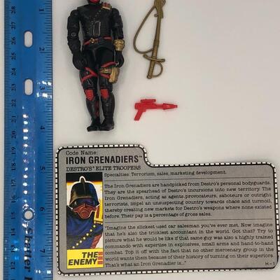 VINTAGE Hasbro GI JOE 1988 COBRA IRON GRENADIERS