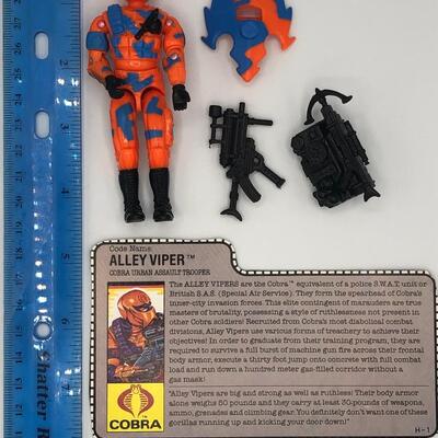 VINTAGE HASBRO GI JOE 1989 Alley Viper Action Figure