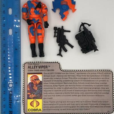 VINTAGE HASBRO GI JOE 1989 Alley Viper Action Figure