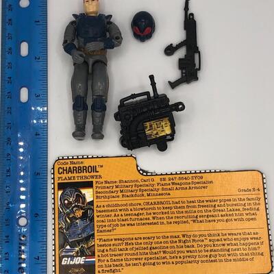 VINTAGE GI JOE ARAH NIGHT FORCE CHARBROIL V2 1989