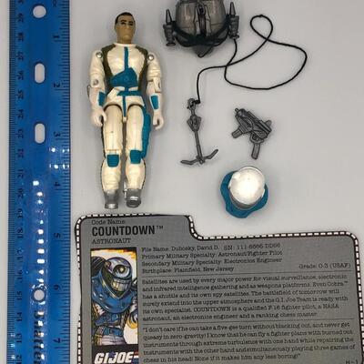 Vintage Hasbro GI Joe 1987 Countdown Action Figure