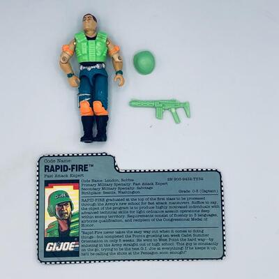 Vintage Hasbro GI Joe 1990 Rapid Fire Action Figure