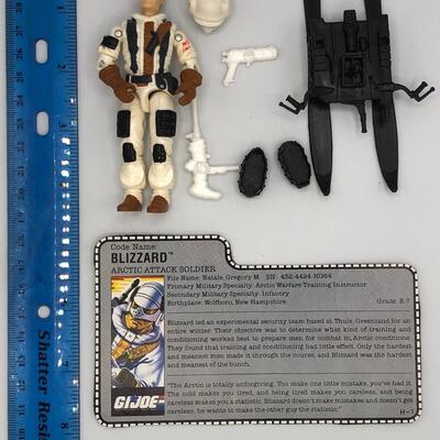 Vintage Hasbro GI Joe 1988 Blizzard Action Figure