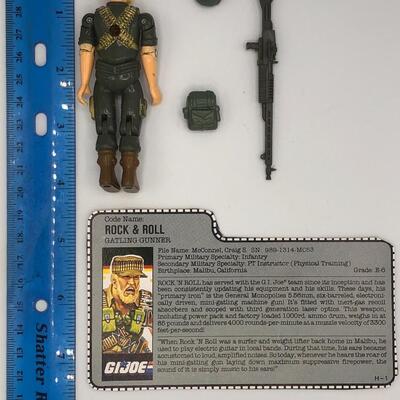 Vintage Hasbro GI Joe 1982 Rock & Roll Action Figure