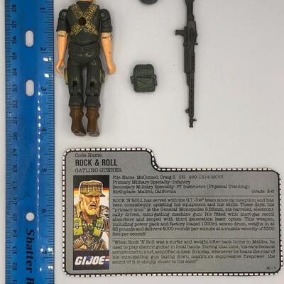 Vintage Hasbro GI Joe 1982 Rock & Roll Action Figure