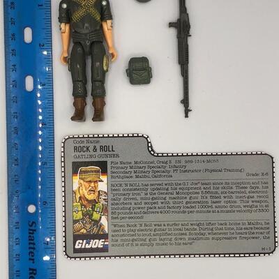 Vintage Hasbro GI Joe 1982 Rock & Roll Action Figure
