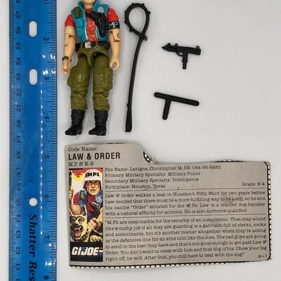 Vintage Hasbro GI Joe 1987 Law & Order Action Figure