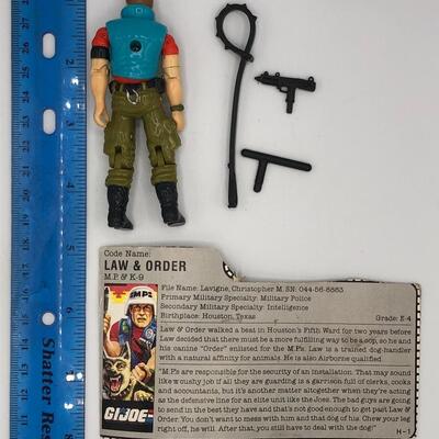 Vintage Hasbro GI Joe 1987 Law & Order Action Figure