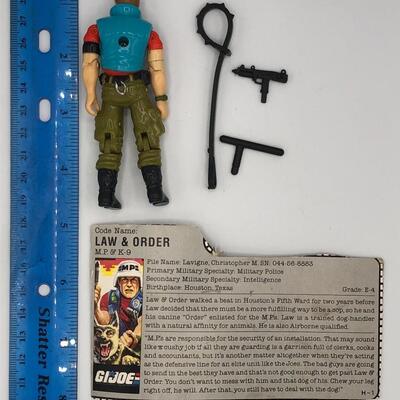 Vintage Hasbro GI Joe 1987 Law & Order Action Figure