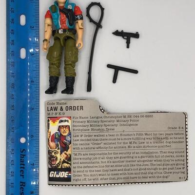 Vintage Hasbro GI Joe 1987 Law & Order Action Figure