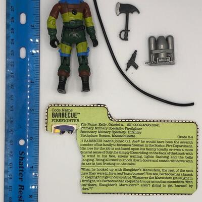 Vintage Vintage GI Joe 1989 Slaughter Marauder Barbecue Action Figure