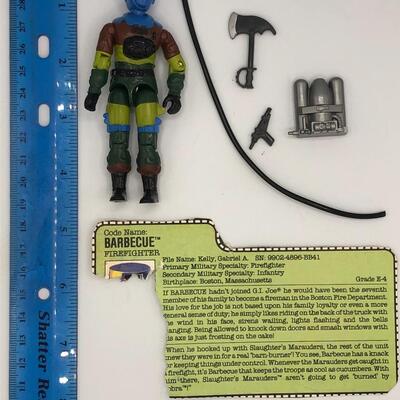 Vintage Vintage GI Joe 1989 Slaughter Marauder Barbecue Action Figure
