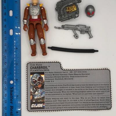 Vintage Hasbro GI Joe 1987 Charbroil Action Figure