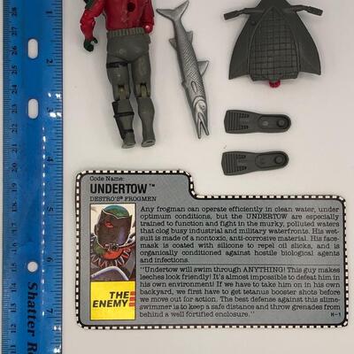 Vintage Hasbro GI Joe 1990 Undertow Action Figure