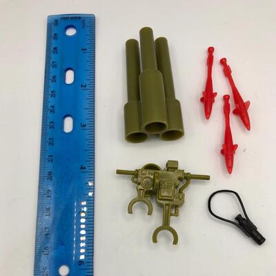 Vintage Hasbro GI Joe Backblast Accessories