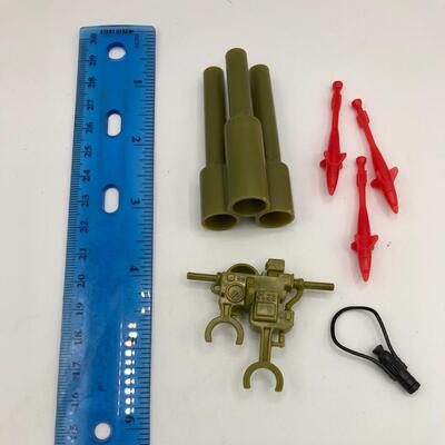 Vintage Hasbro GI Joe Backblast Accessories