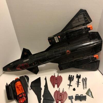 Vintage 1986 GI Joe Night Raven - almost all parts included
